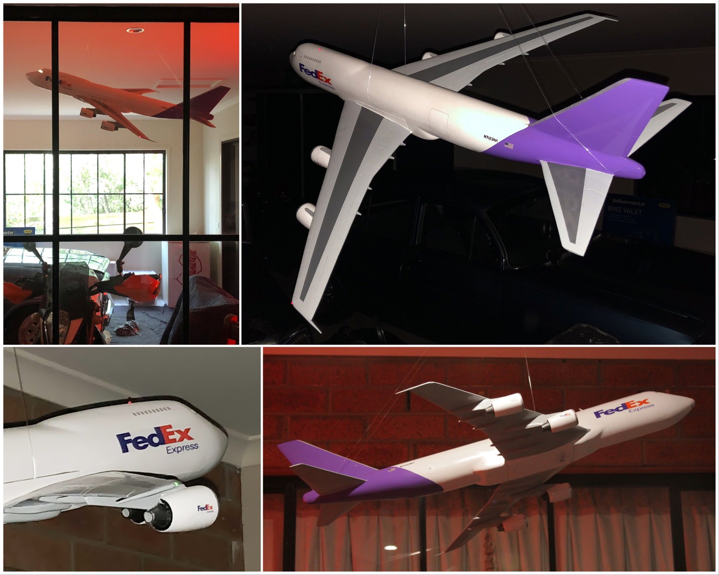 FedEx Boeing 747-200F – 1:75 Scale – Fraser Aero Art